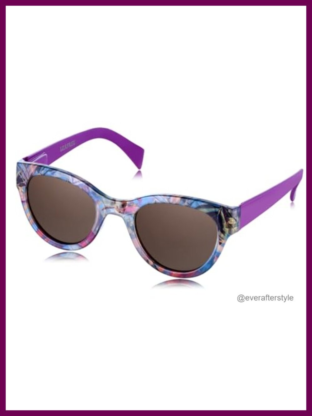 Polarized Sunglasses Retro Floral Square Cat Eye UV400